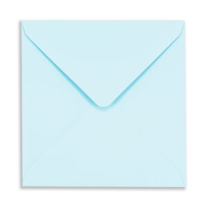 155mm Square Arctic Blue Envelopes