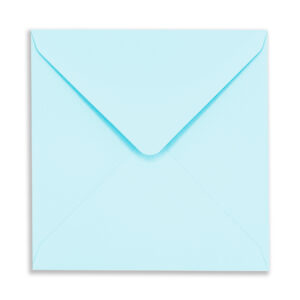 164mm Square Arctic Blue Envelopes (100gsm) 11 155mm Square Arctic Blue Envelopes