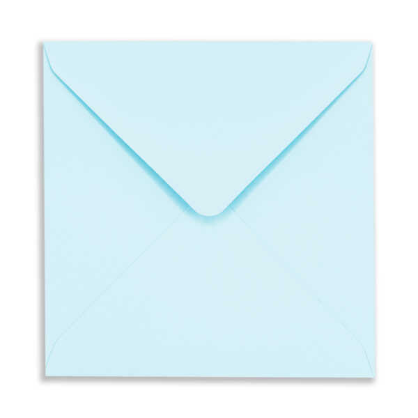 155mm Square Arctic Blue Envelopes