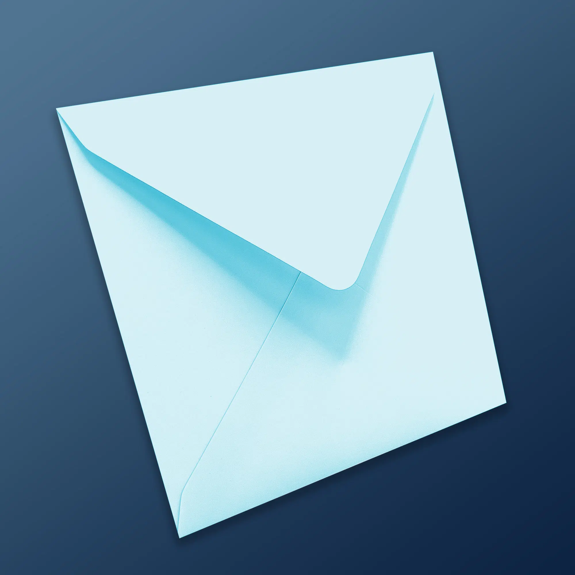 130mm Square Arctic Blue Envelopes (100gsm) 4 artic-blue-SQ_Envelope_Gradient