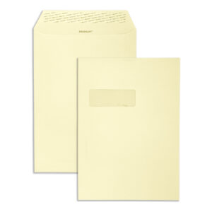C4 Vellum Wove Peel & Seal Window Wallet Envelopes