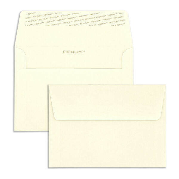 C6 Cream Wove Peel & Seal Wallet Envelopes