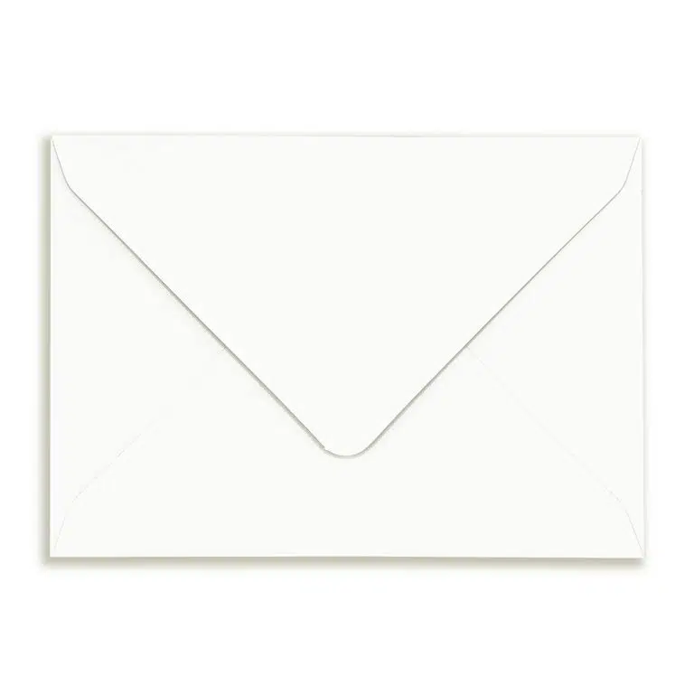 C5 Callisto Diamond White Envelopes