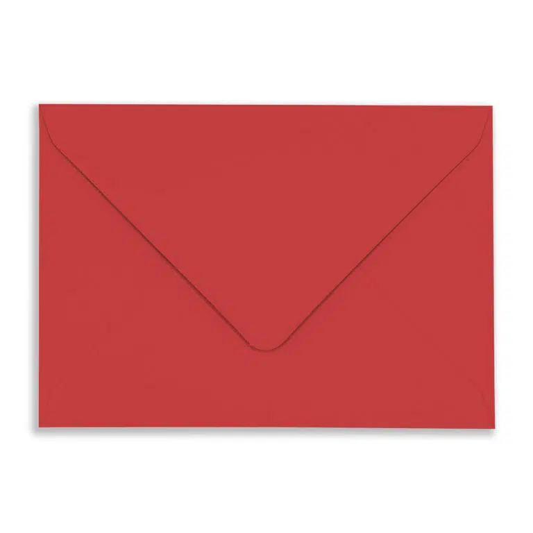 133mm x 184mm Chilli Red Envelopes