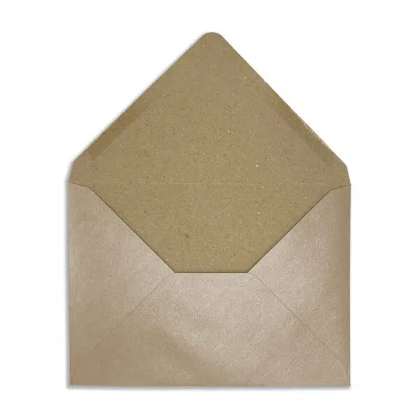 rec-champagne-gold-recycled-kraft-pearlescent-envelopes C6 Champagne Gold Recycled Kraft Pearlescent Envelopes