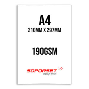 A4 Smooth White Card