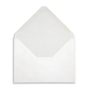 125mm x 175mm Pearlescent Fairydust White Envelopes (100gsm) - View 2