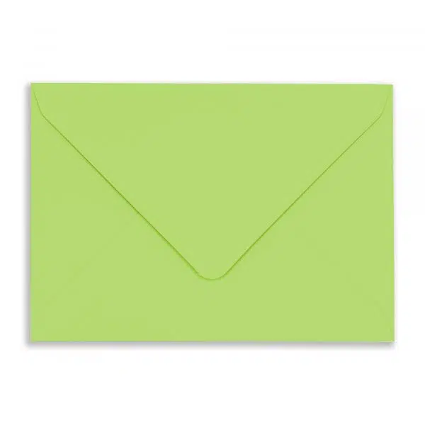 Rec-Chatreuse_Envelope_Flap 125mm x 175mm Chartreuse Envelopes