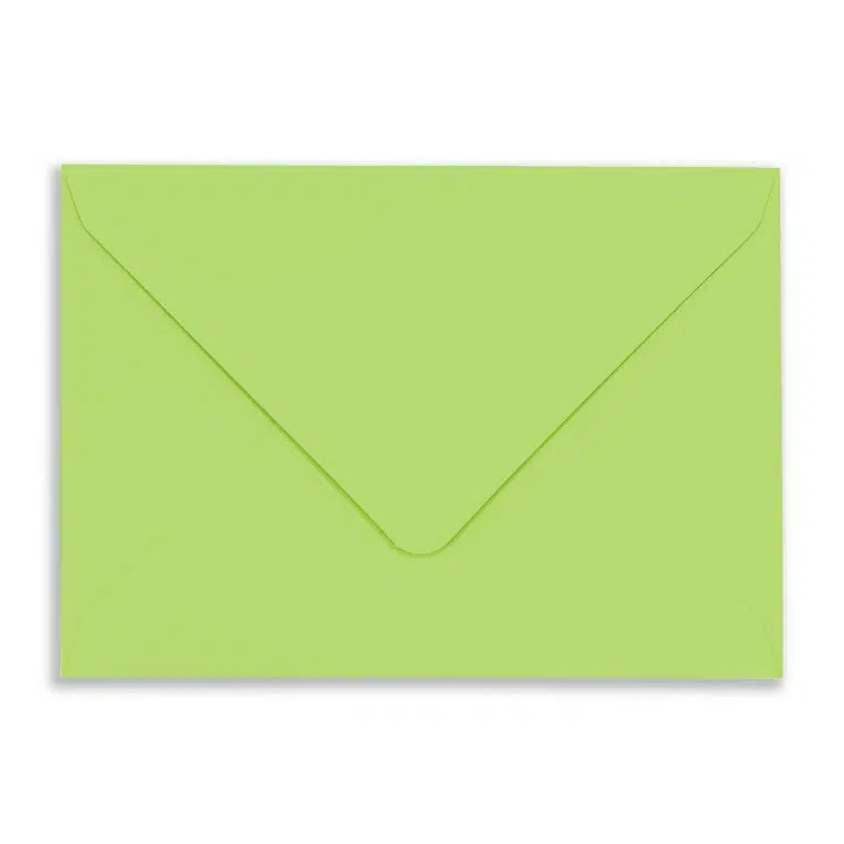 125mm x 175mm Chartreuse Envelopes