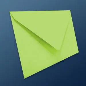 125mm x 175mm Chartreuse Envelopes (100gsm) - View 4