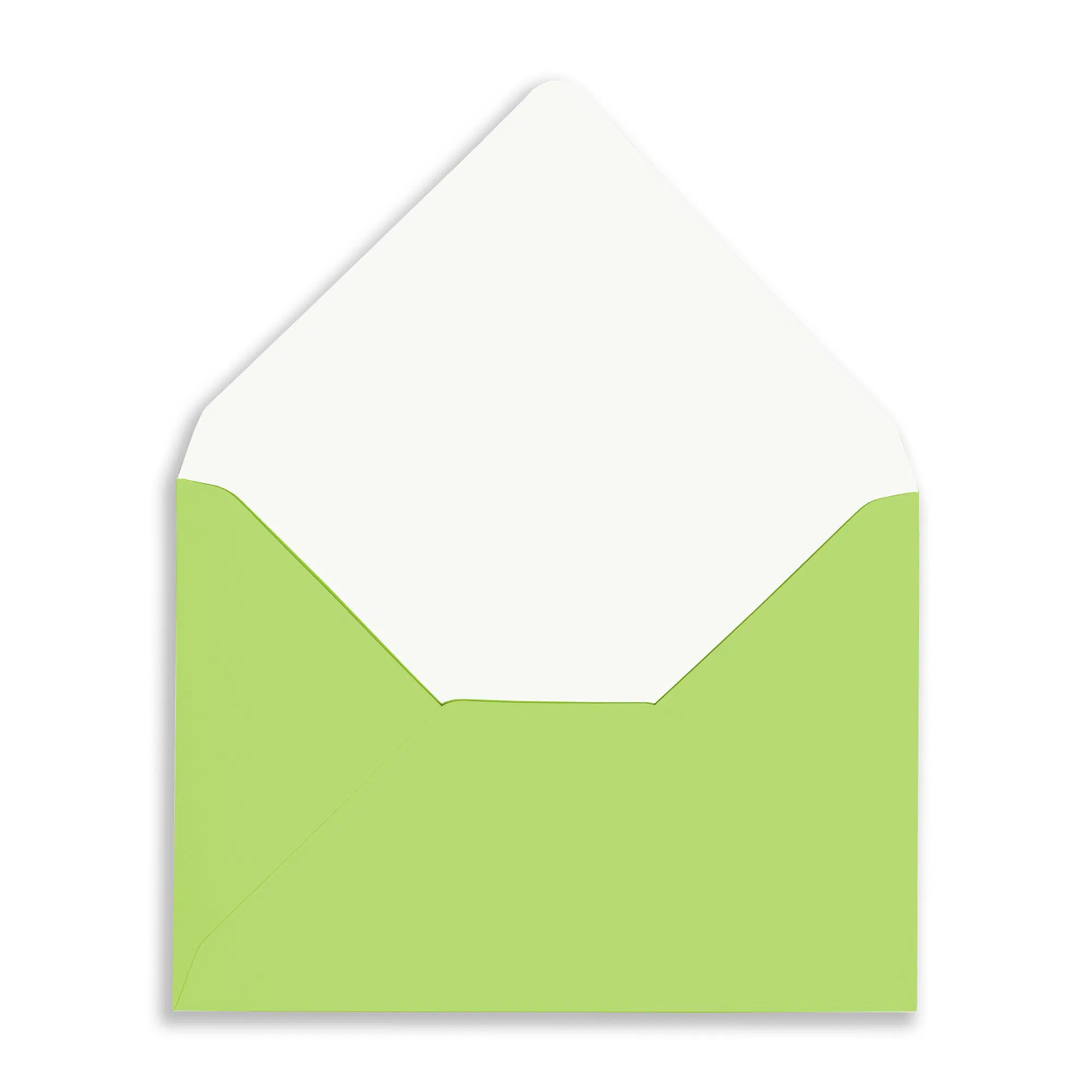 125mm x 175mm Chartreuse Envelopes (100gsm) 2 Rec-Chatreuse_Envelope_open-Flap