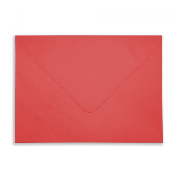 C6 Pearlescent Ruby Red Envelopes