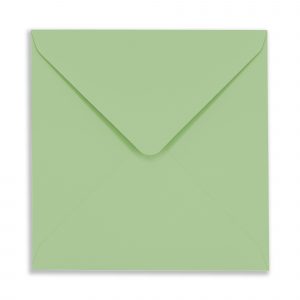 130mm Square Bay Green Envelopes