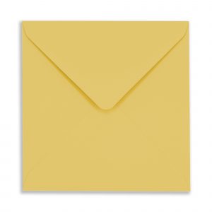 130mm Square Mustard Envelopes