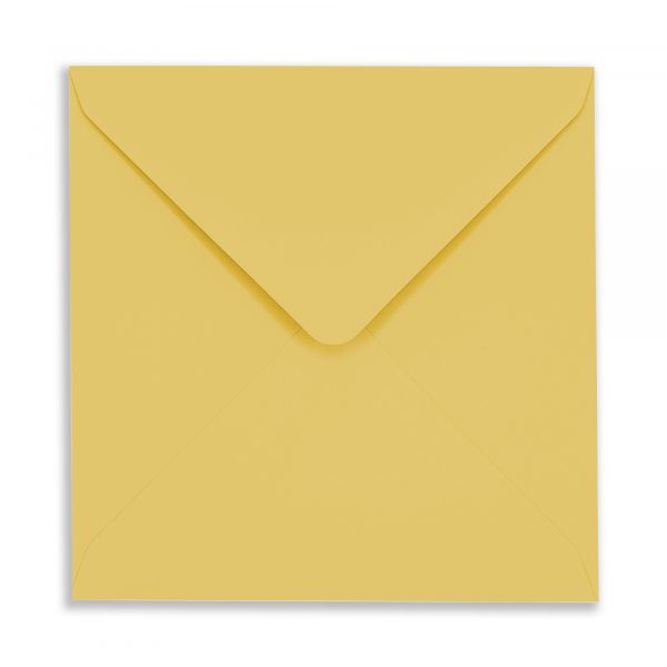 130mm Square Mustard Envelopes