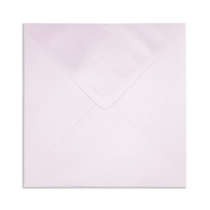 130mm Square Pearlescent Lilac Envelopes