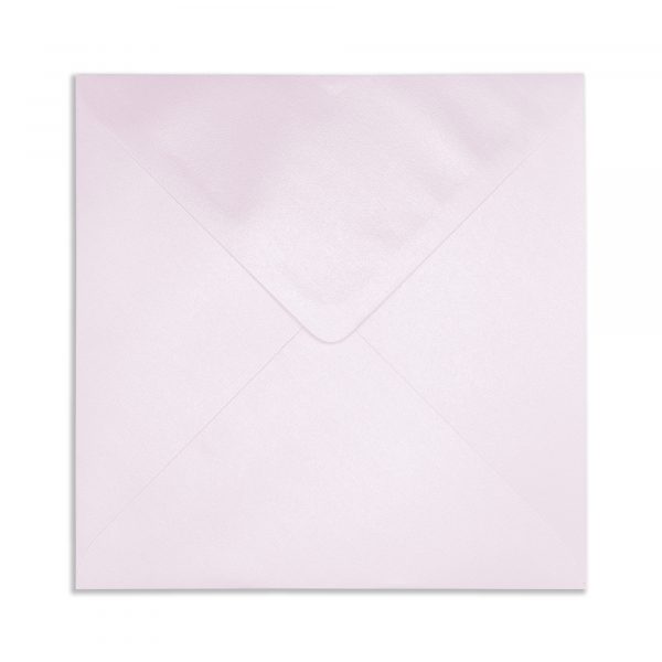 130mm Square Pearlescent Lilac Envelopes