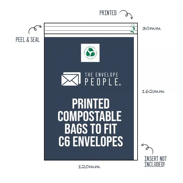 printed-compostable-greeting-card-bags-to-fit-C6-square Printed - Compostable Cello Bags to Fit C6 Envelopes