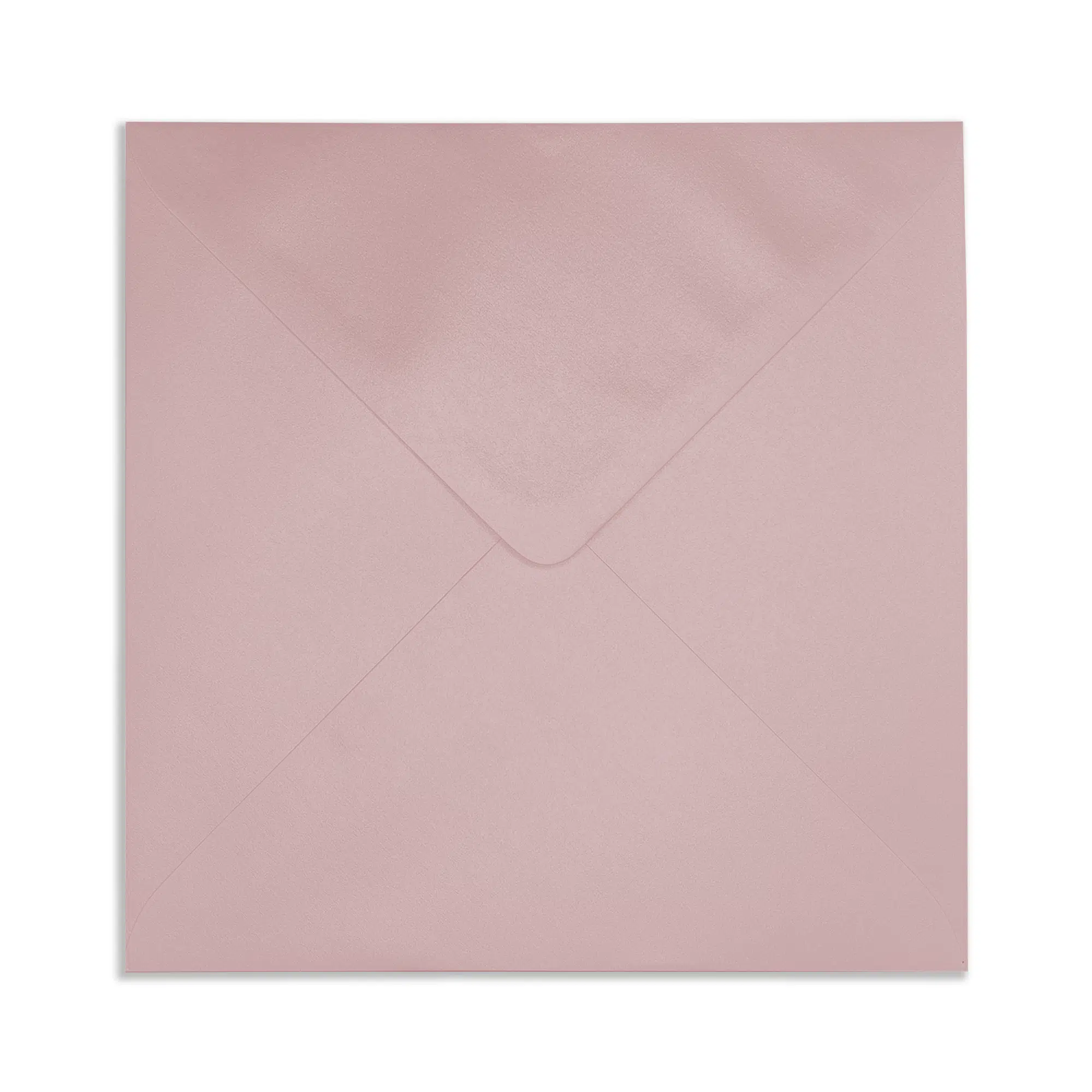 164mm Square Pearlescent Rose Gold Envelopes (100gsm) 1 rose_gold_square_pearlescent_envelopes_closed_flap