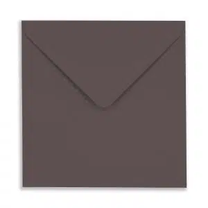 130mm Square Chocolate Envelopes (100gsm) 16 130mm Square Chocolate Envelopes