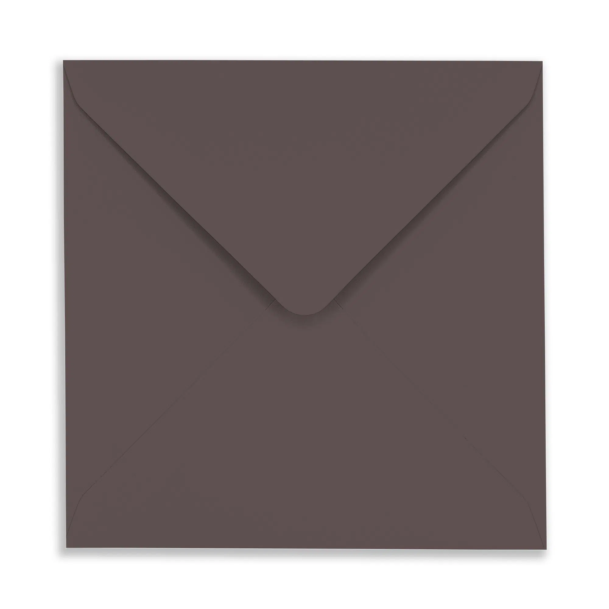 130mm Square Chocolate Envelopes (100gsm) 1 square-Chocolate_Envelope_Flap