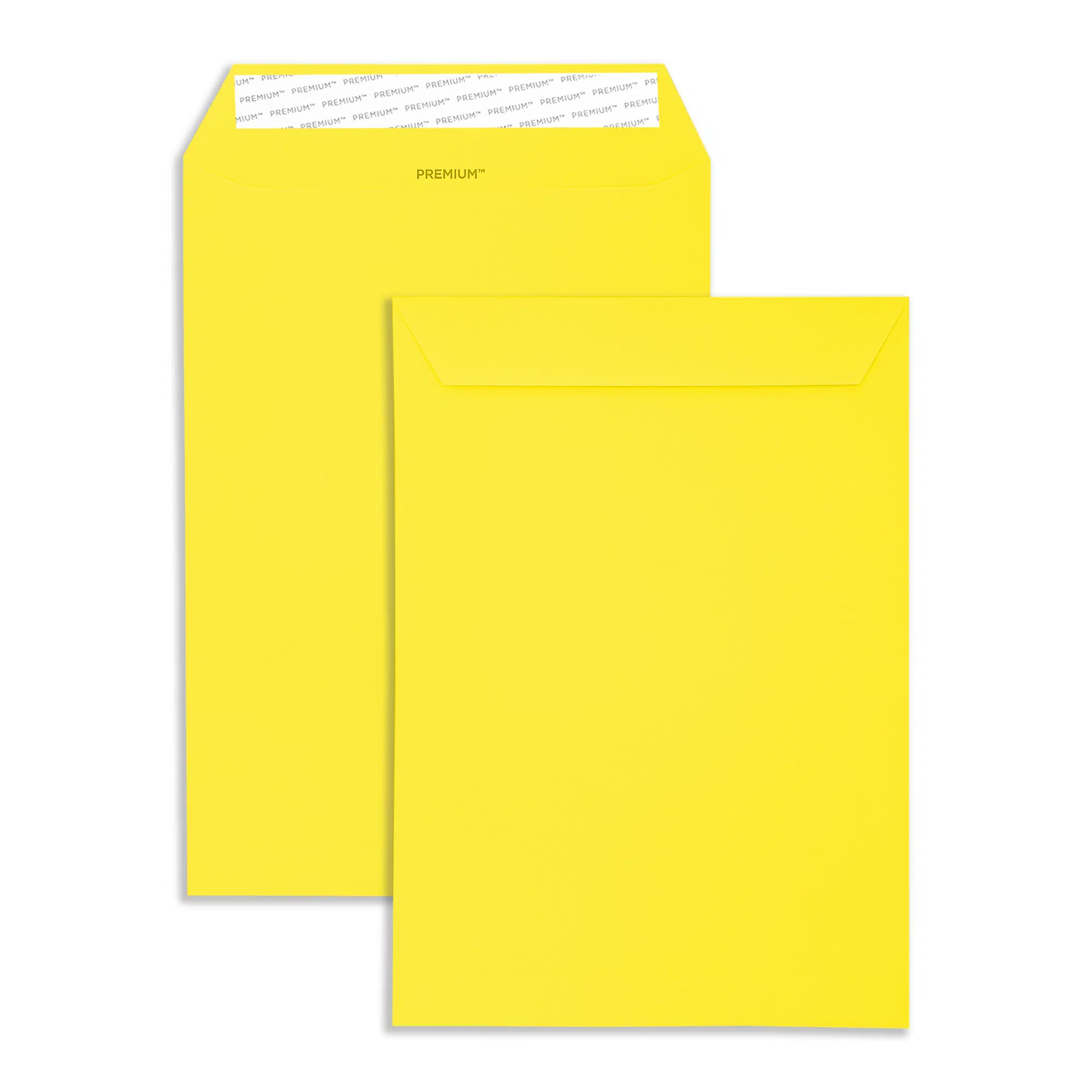 C4 Banana Yellow Peel & Seal Pocket Envelopes (120gsm) 1 banana-yellow-c4-pocket-envelopes-together