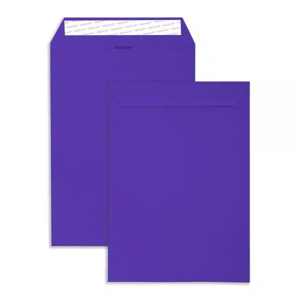 blackcurrent-c4-pocket-envelopes-together C4 Blackcurrant Peel & Seal Pocket Envelopes