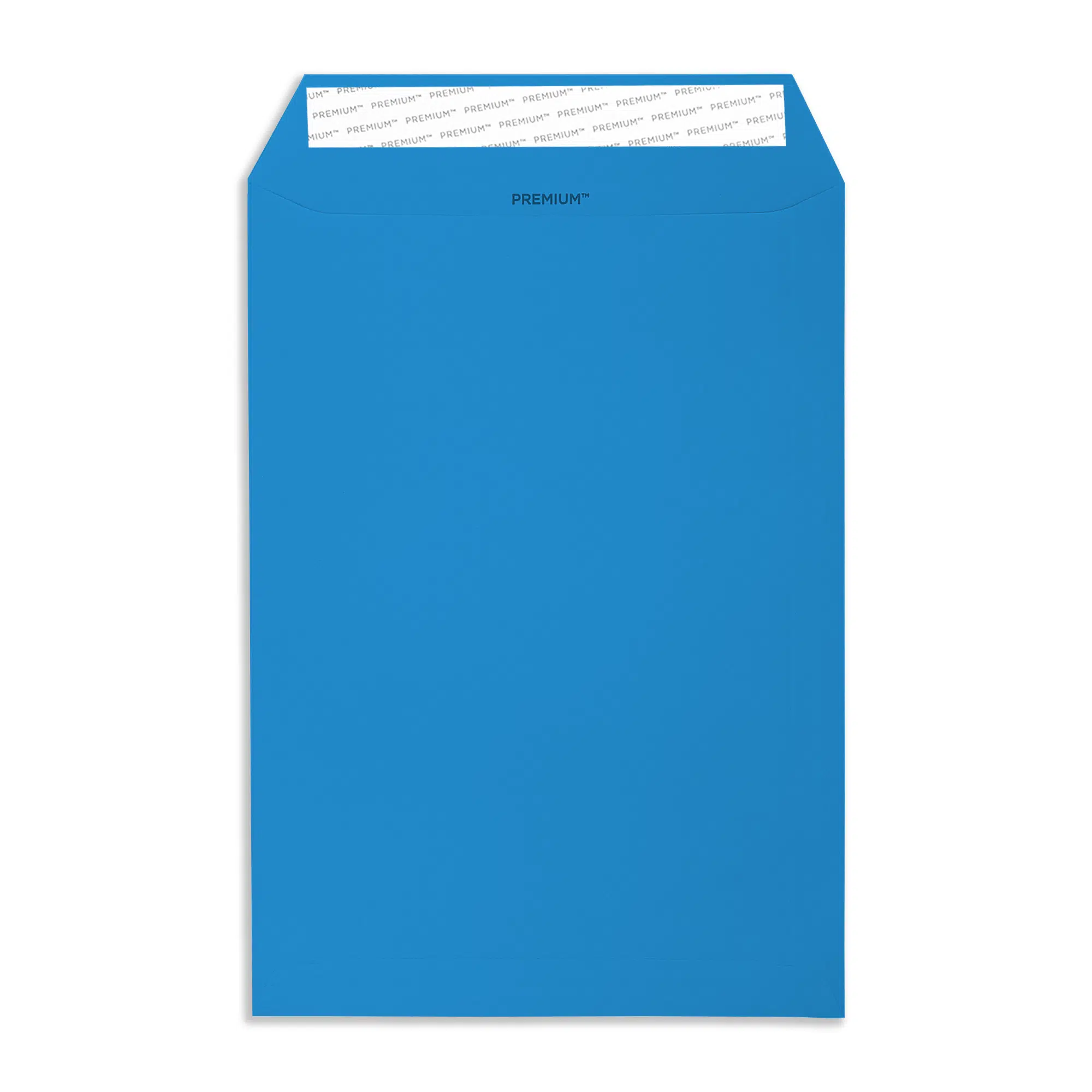 C4 Caribbean Blue Peel & Seal Pocket Envelopes (120gsm) 2 caribbean-blue-c4-pocket-envelopes-open-flap