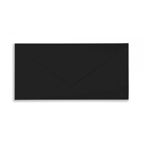 DL (110mm x 220mm) Black Envelopes