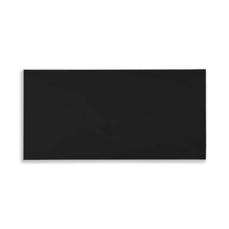 DL (110mm x 220mm) Black Envelopes