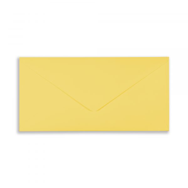 DL (110mm x 220mm) Canary Yellow Envelopes