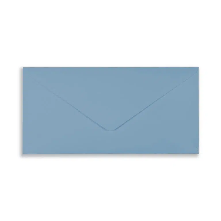 DL (110mm x 220mm) Misty Blue Envelopes