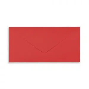 DL (110mm x 220mm) Poppy Red Envelopes (100gsm) 4 DL (110mm x 220mm) Poppy Red Envelopes