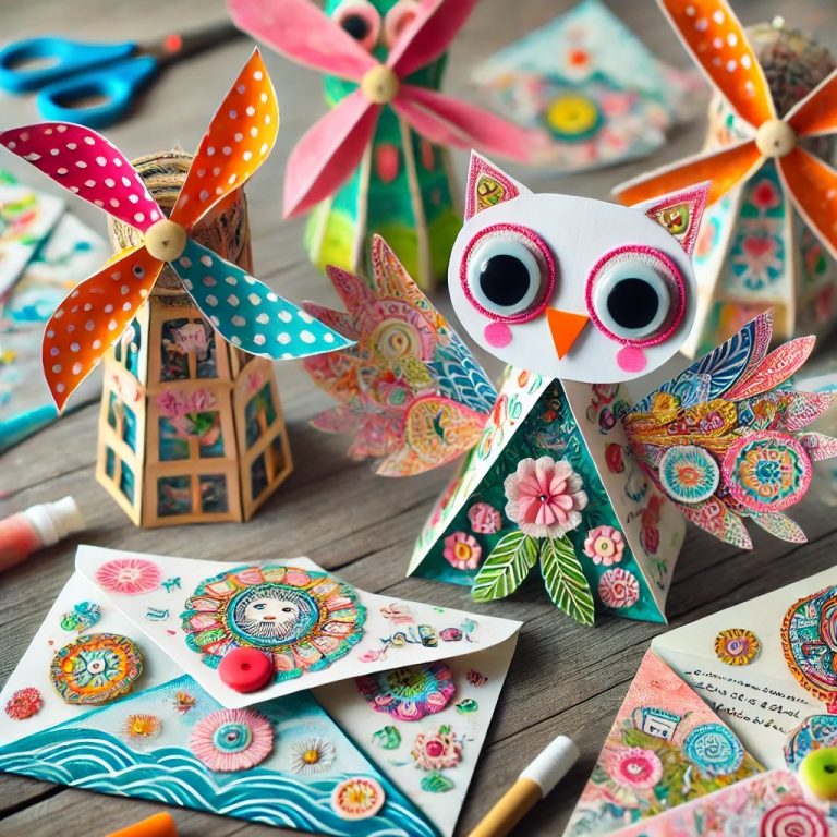 Quick and Easy Craft Projects for Kids Using Envelopes and Paper 2 Envelope Crafts