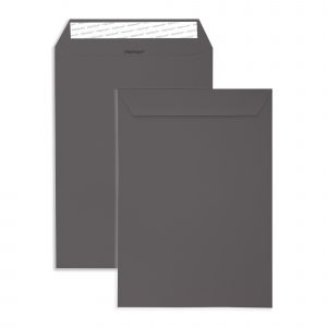 C4 Graphite Grey Peel & Seal Pocket Envelopes