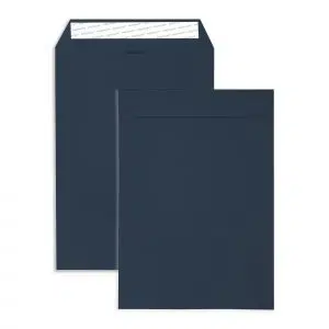 C4 Oxford Blue Peel & Seal Pocket Envelopes (120gsm) 2 C4 Oxford Blue Peel & Seal Pocket Envelopes