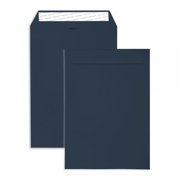 C4 Oxford Blue Peel & Seal Pocket Envelopes