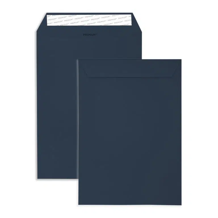 C4 Oxford Blue Peel & Seal Pocket Envelopes
