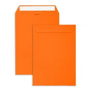 C4 Pumpkin Orange Peel & Seal Pocket Envelopes (120gsm) 3 C4 Pumpkin Orange Peel & Seal Pocket Envelopes
