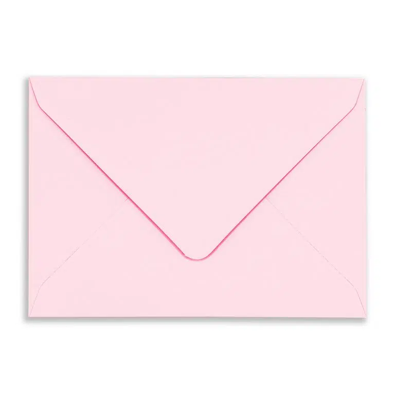 133mm x 184mm Baby Pink Envelopes