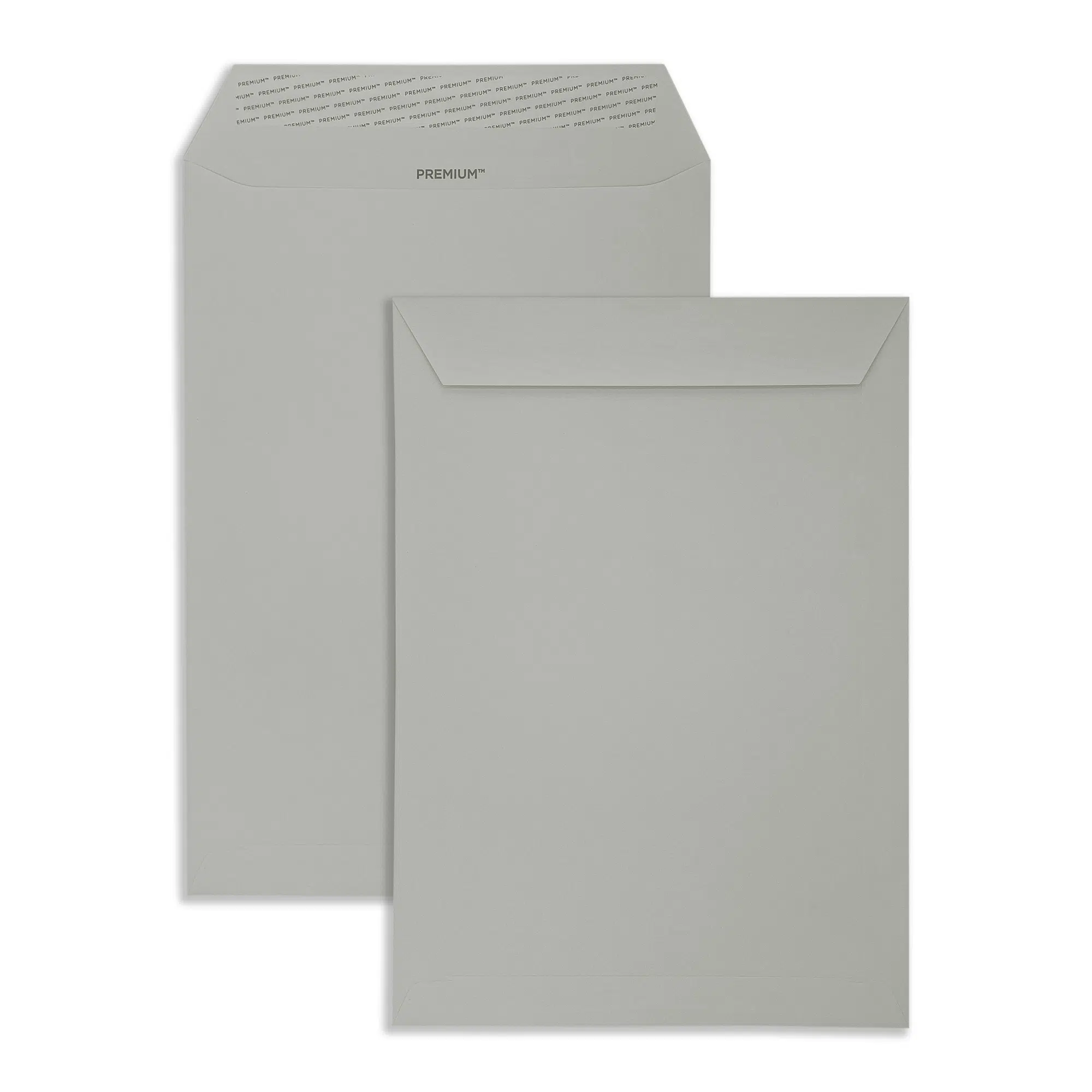 C4 Storm Grey Peel & Seal Pocket Envelopes (120gsm) 1 strom-grey-c4-pocket-envelopes-together
