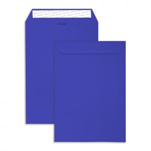 C4 Victory Blue Peel & Seal Pocket Envelopes