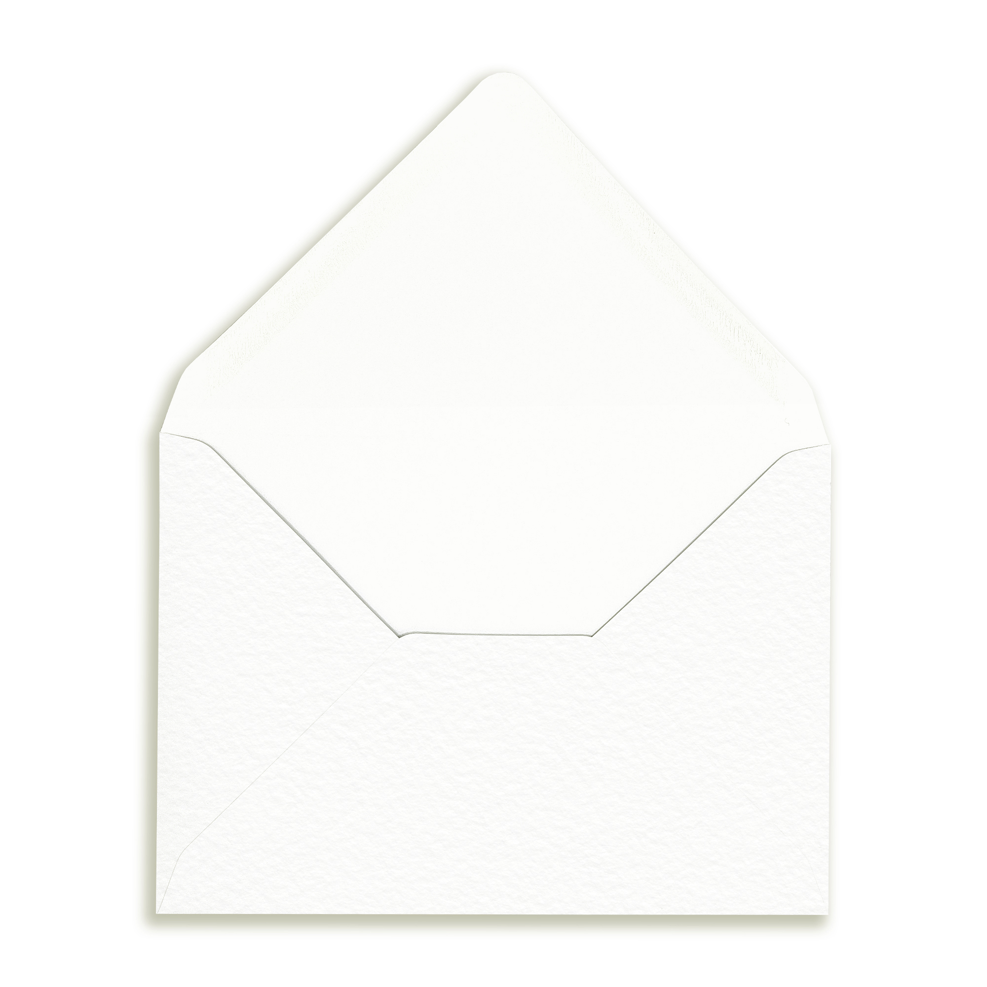 133mm x 184mm Stucco Hammered Embossed White Envelopes (110gsm) 2 rec-Stucco Hammered Embossed White Envelopes_flap-open