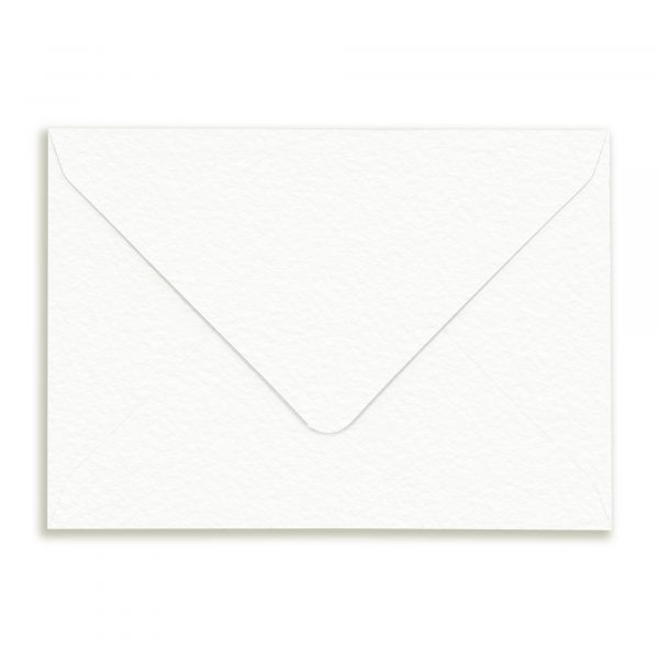 C5 Stucco Hammered Embossed White Envelopes
