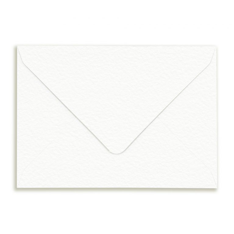 C5 Stucco Hammered Embossed White Envelopes
