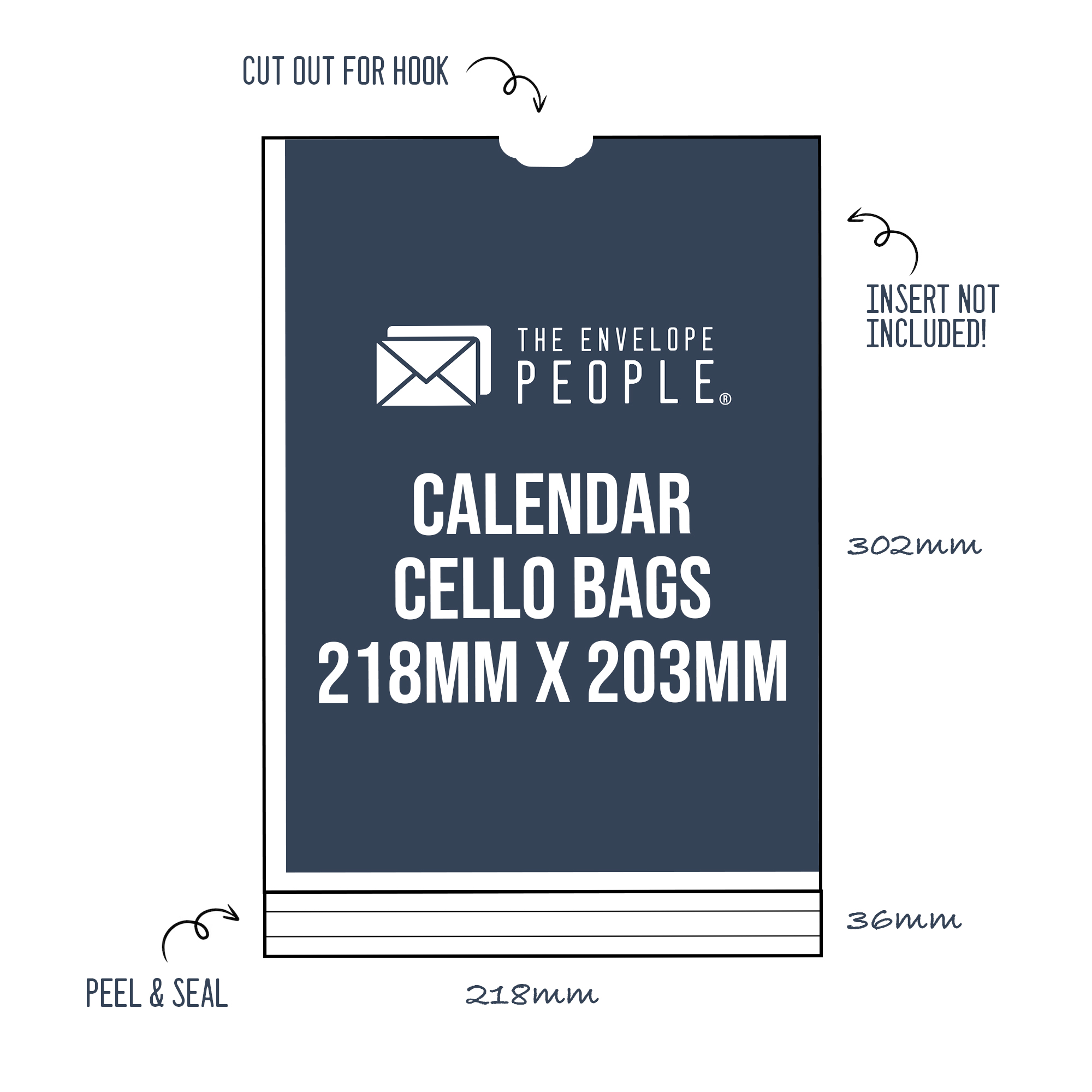 Calendar Cello Bag Size: 218mm x 302mm (Peel & Seal) 1 calendar-cello-bag-size-218mm-x-302mm-peel-seal