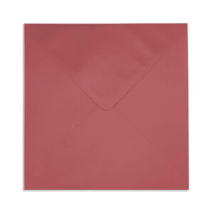 155mm Square Pearlescent Cherry Red Envelopes (100gsm) 18 155mm Square Pearlescent Cherry Red Envelopes