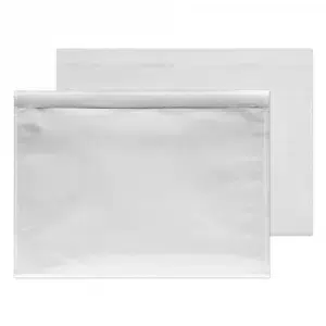 a4 plain peel seal documents enclosed wallet