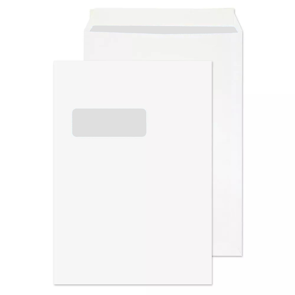 C4 White Peel & Seal Grey Wash Window Pocket Envelopes (120gsm) 1 c4-white-peel-seal-grey-wash-window-pocket-envelopes-120gsm