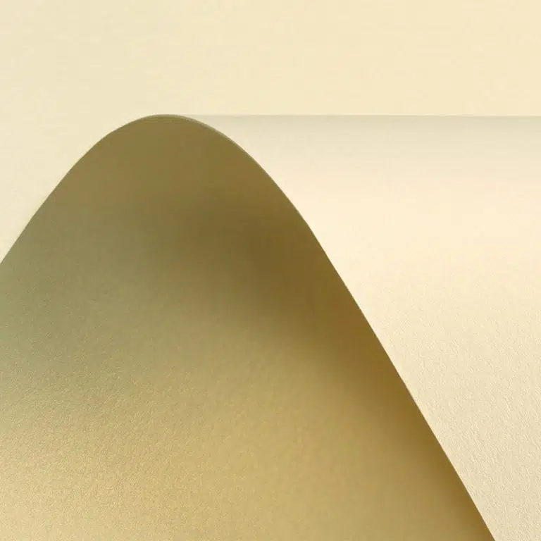Curious Metallics 300gsm Double-Sided Card - White Gold